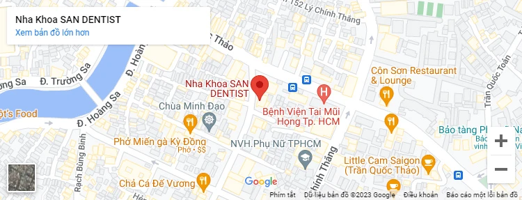 San Dentist Map