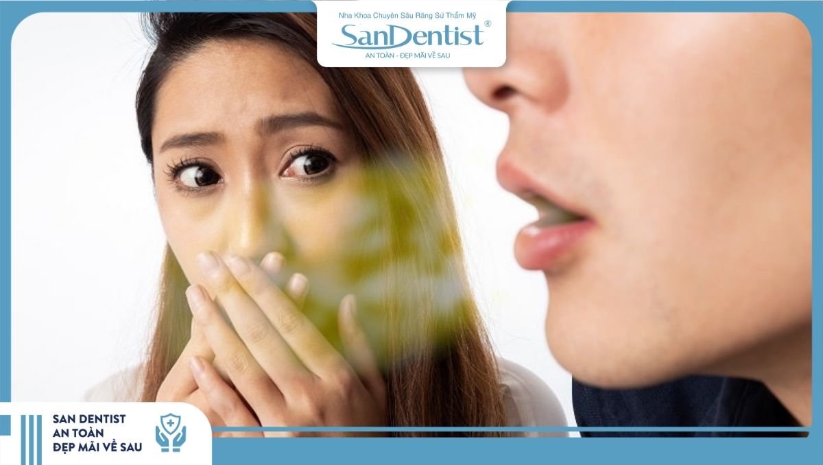 Sau khi bọc răng sứ có bị hôi miệng không