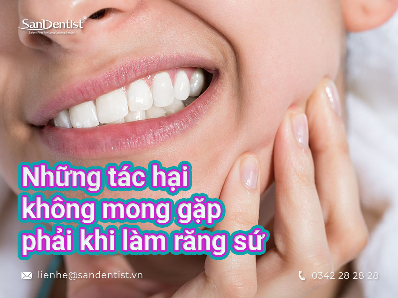 Làm răng sứ có hại không – Nguy cơ tiềm ẩn là gì?