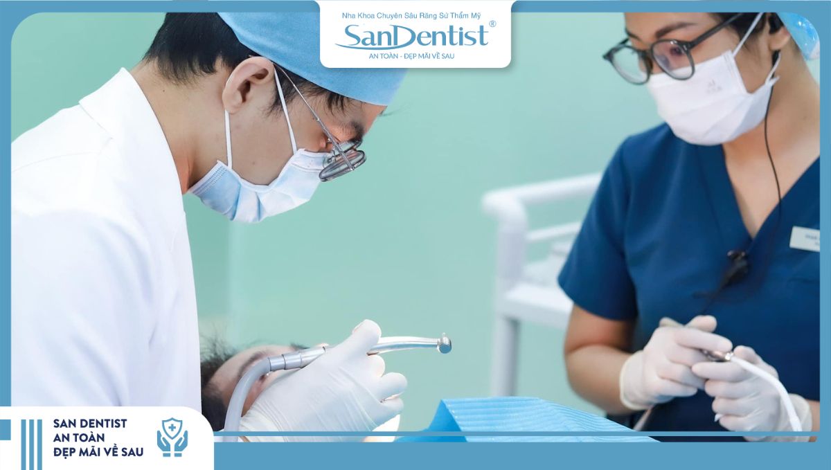 Quy trình bọc sứ răng khểnh đạt chuẩn y khoa tại San Dentist