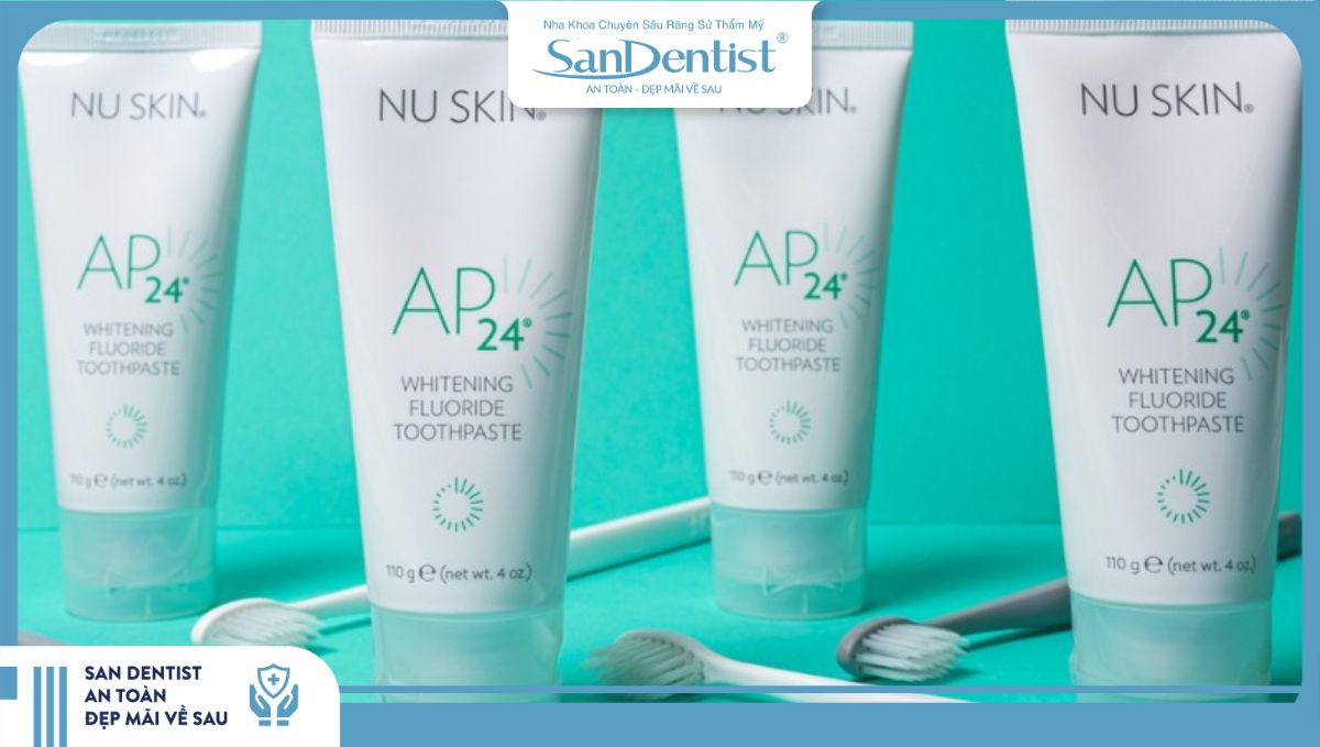 Kem đánh răng cho răng sứ AP24