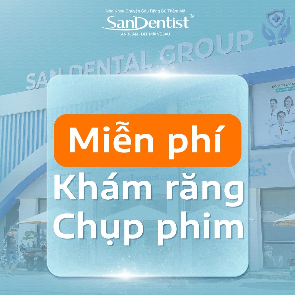 Miễn phí khám răng chụp hình