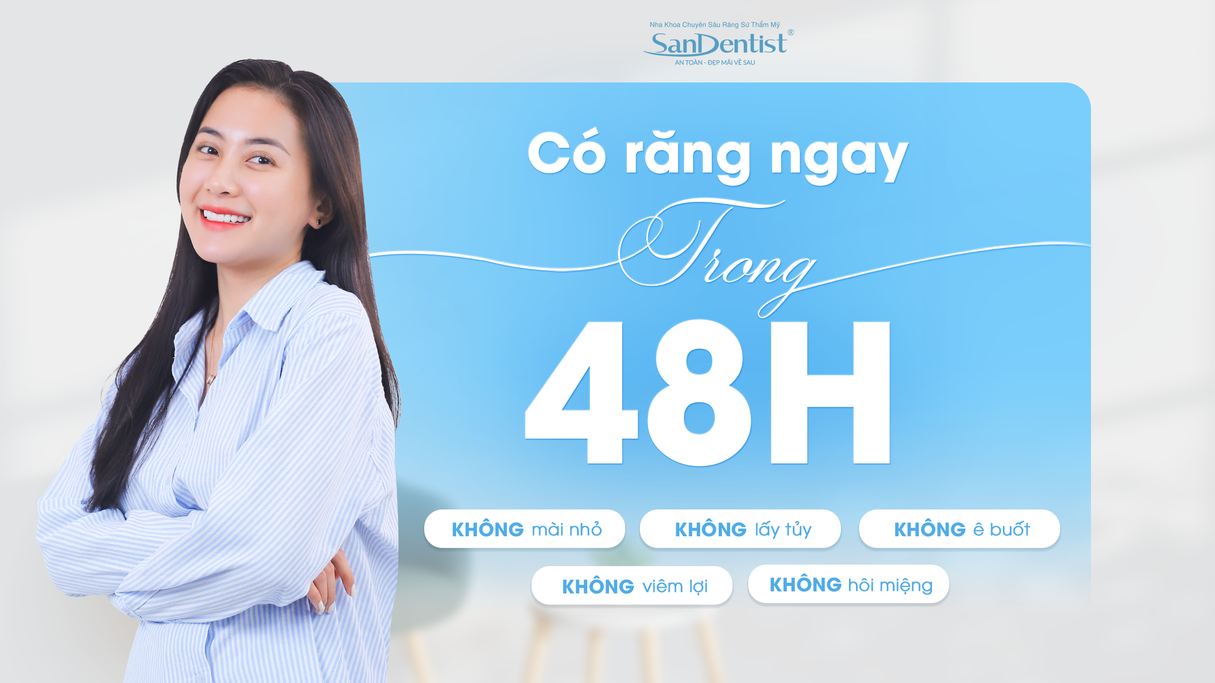 Trồng răng implant nghỉ dưỡng 5 sao