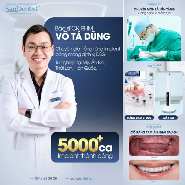 Bác sĩ CK RHM Võ Tá Dũng - San Dentist