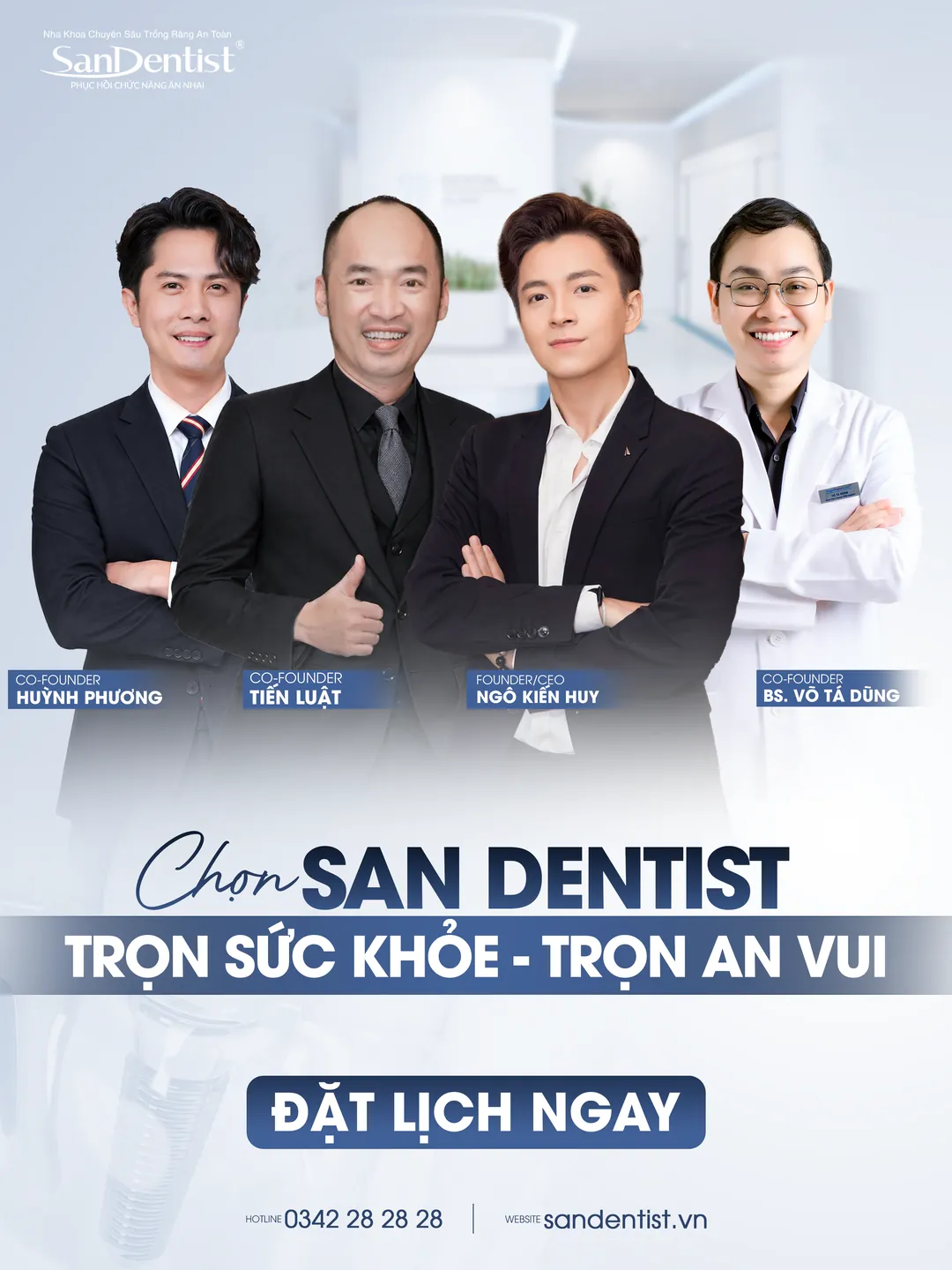 Chọn San Dentist - Trọn sức khỏe, trọn an vui