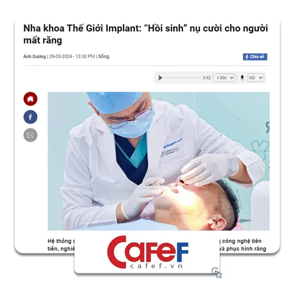 CafeF viết về San Dentist