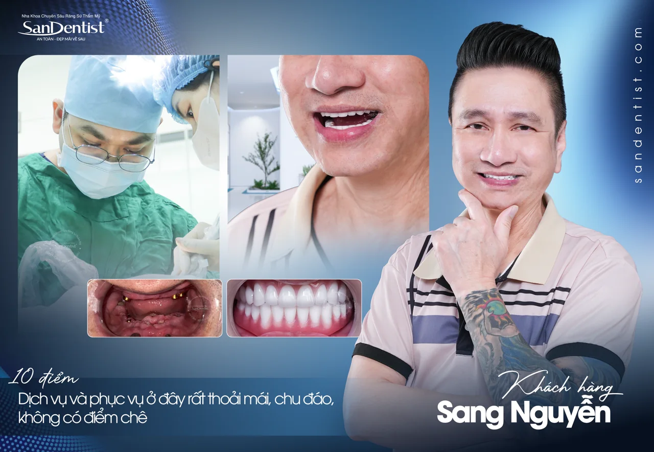 Customer feedback from Mr. Nguyen Sang