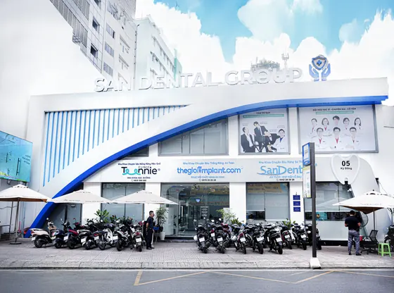 Mặt tiền phòng khám San Dentist