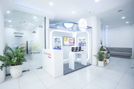 Khu trưng bày sản phẩm tại San Dentist