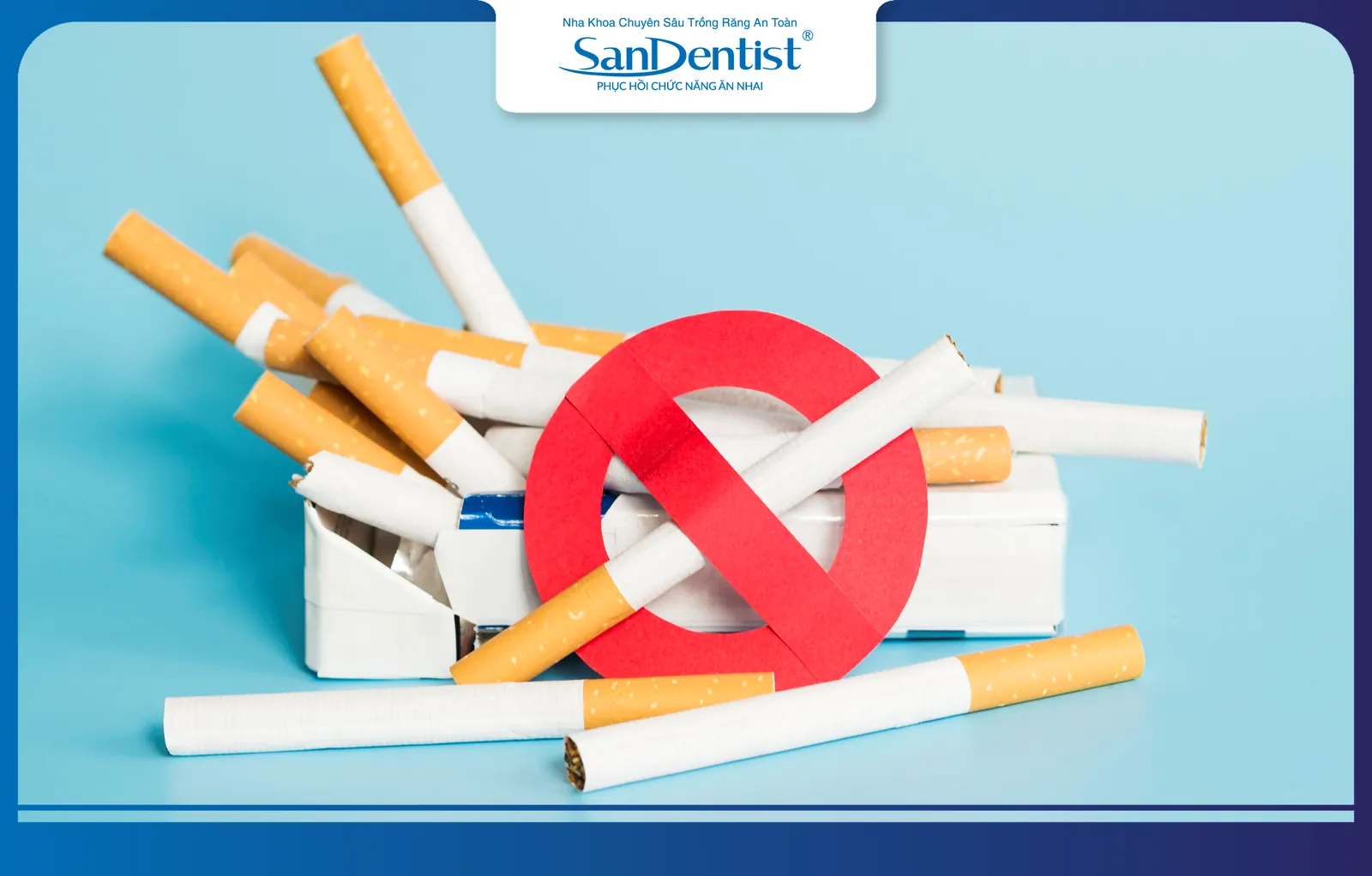 Do not smoke for 2 weeks before and after dental implant surgery